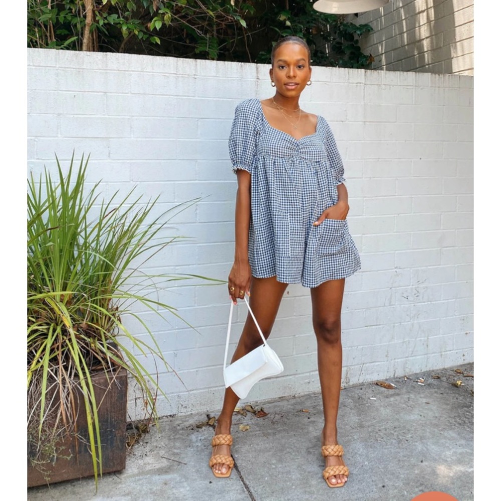 Vestique Gingham Romper